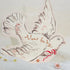 New Baby Dove-Shaped Greetings Card